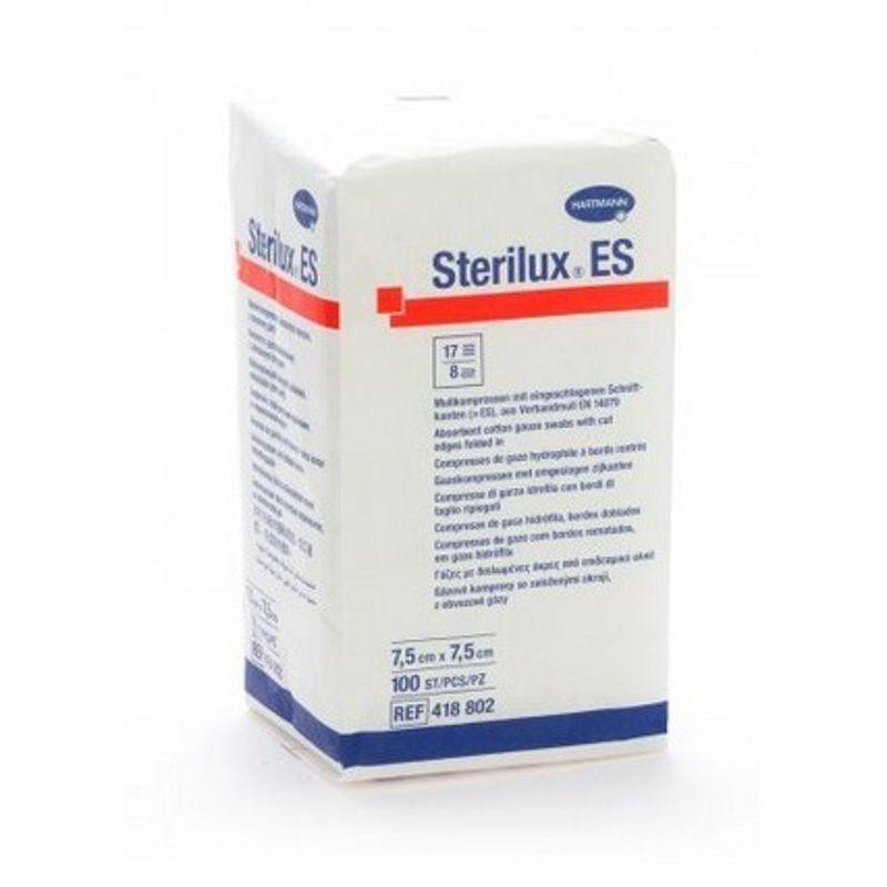 Sterilux es non-sterile 8 plis 7.5x7.5cm 100