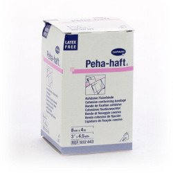 Hartmann Peha-Haft Latexfree Bande de Fixation Cohésive 8cm x 4m 1 bande