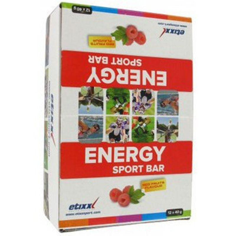Etixx energy sport bar red fruits 12