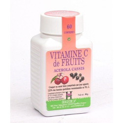 Vitamine c acerola-cassis comp 60