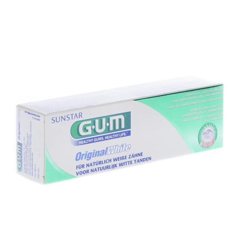 Gum dentifrice original white  75ml    1745