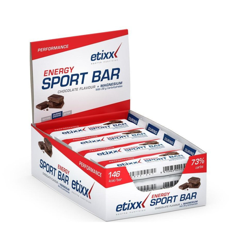 Etixx energy sport bar chocolate 12x40g