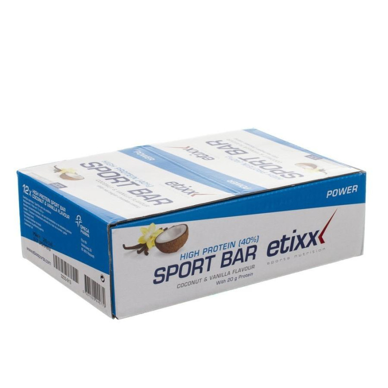Etixx high protein bar coconut vanilla 12x50g