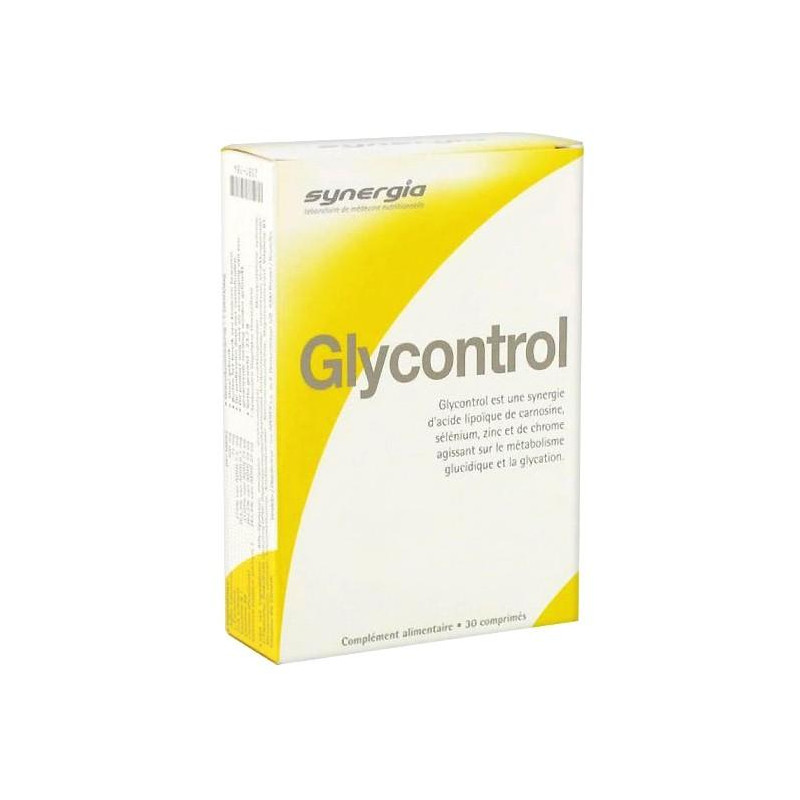 Synergia Glycontrol 30 Comprimés
