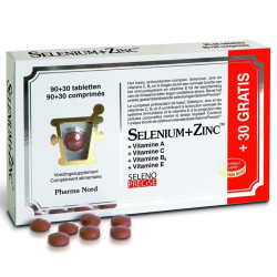 Pharma Nord Selenium + Zinc 120 - 90+30 comprimés