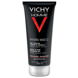 Vichy Homme Hydra Mag C Gel Douche Corps et Cheveux 200 ml