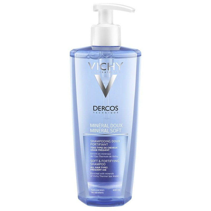 Vichy Dercos Shampoing Minéral Doux Fortifiant 400ml