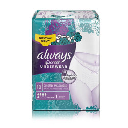 Always Discreet Incontinence pants l taille bas 10 3496221