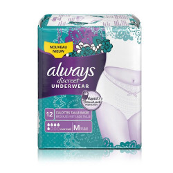 Always discreet incontinence pants m taille bas 12