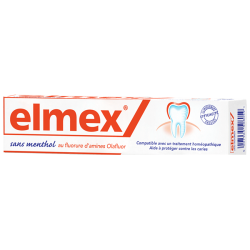 Elmex dentifrice sans menthe 75ml