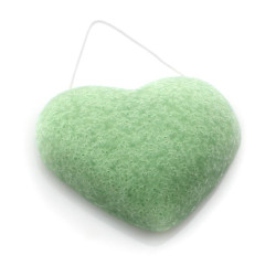 DBS Eponge Konjac coeur argile verte - Peaux mixtes à tendance grasses
