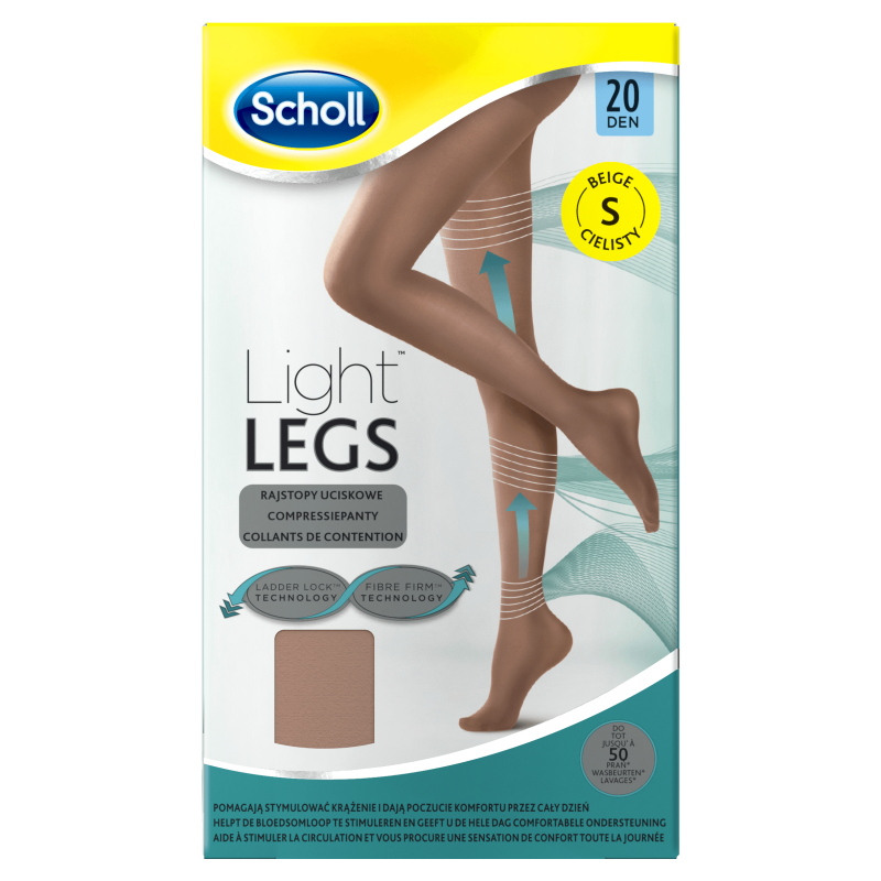 Scholl Light Legs 20 Den Beige Taille S