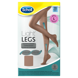 Scholl Light Legs 20 Den Beige Taille L