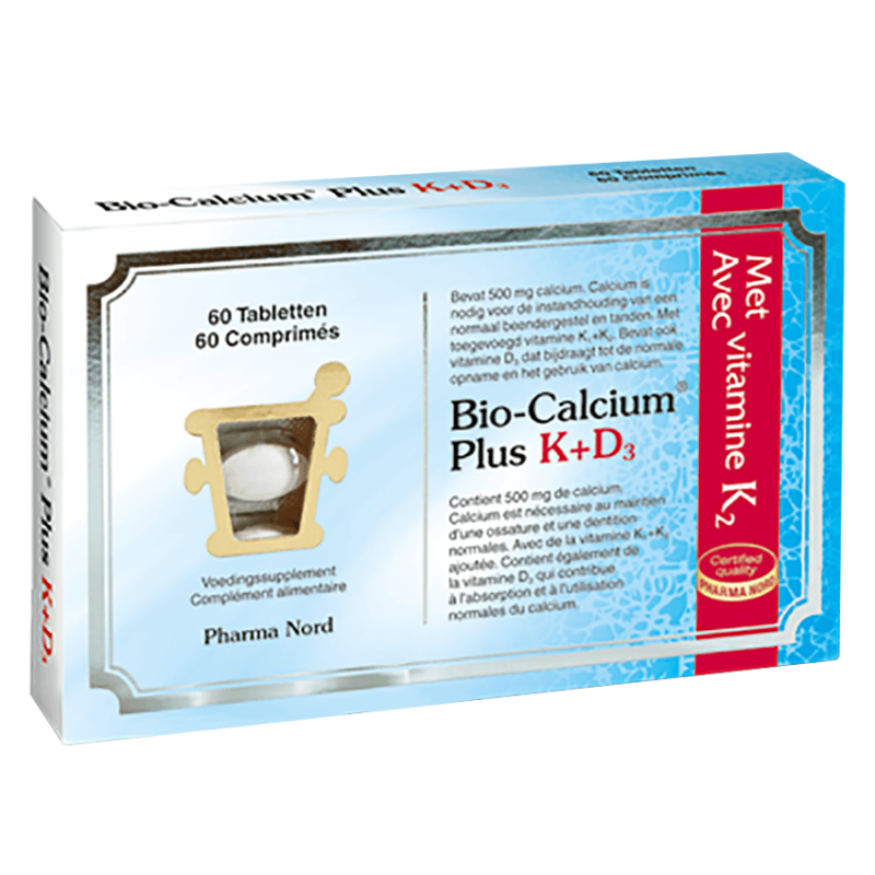 Pharma Nord Bio-Calcium Plus vitamine K+D3 60 comprimés