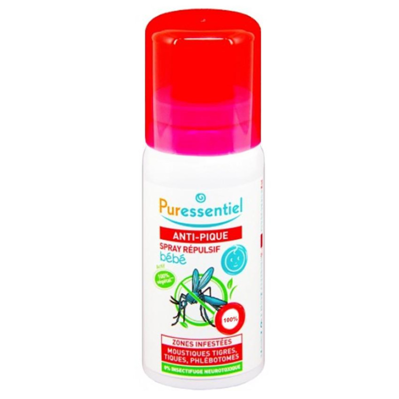 Puressentiel Anti-pique Spray Répulsif Bébé 60 ml