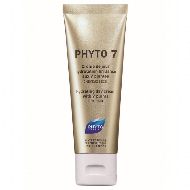 Phyto Phyto7 Crème de Jour Hydratation Brillance Cheveux Secs 50ml