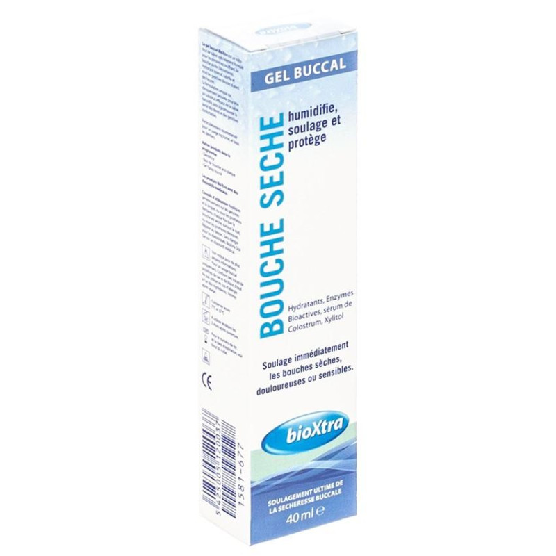 Bioxtra Bouche Sèche Gel Humectant Tube 40ml confort buccal