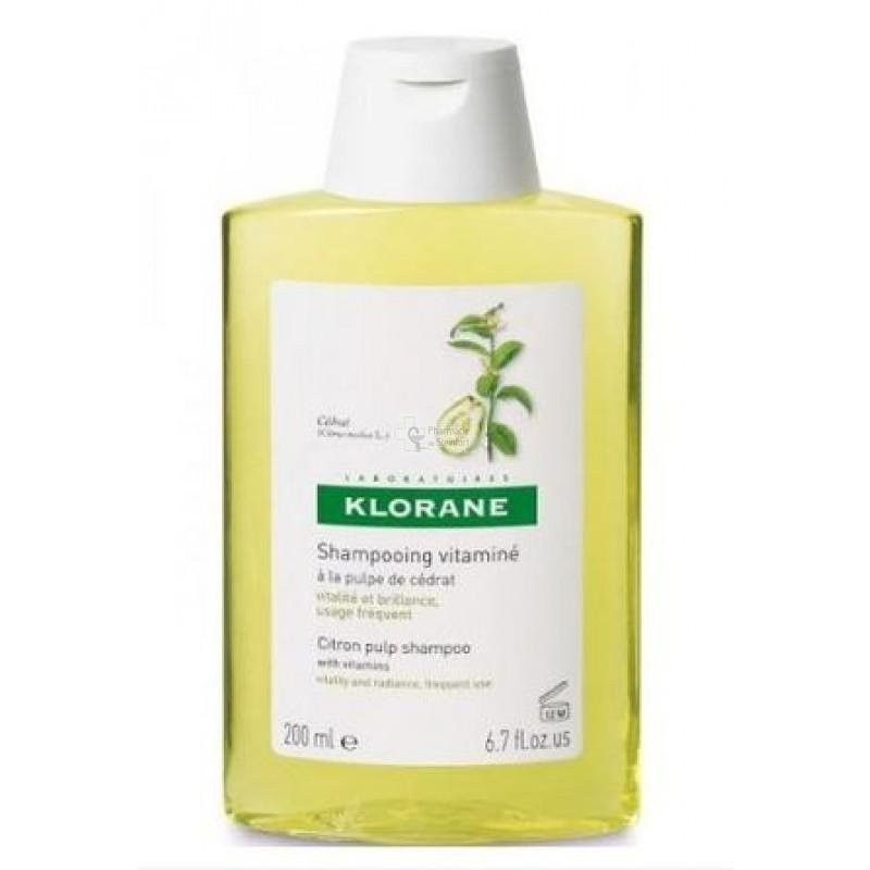 Klorane Shampooing Cedrat brillance légèreté et vitalité 200ml