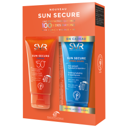 Sun Secure Coffret Crème Confort Fini Invisible SPF50 50ml + Après-Soleil Soin Apaisant 50ml offert