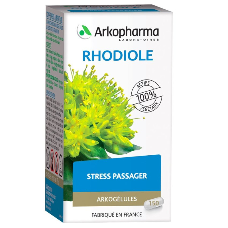 Arkogelules Rhodiole Stress passager 150 gélules
