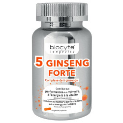 Biocyte 5 Ginseng Forte 40 Capsules