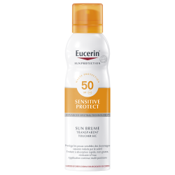 Eucerin Sun brume invisible protection solaire peaux sensibles SPF50+ 200ml