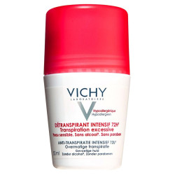 Vichy Détranspirant Intensif 72H Roll On 50 ml
