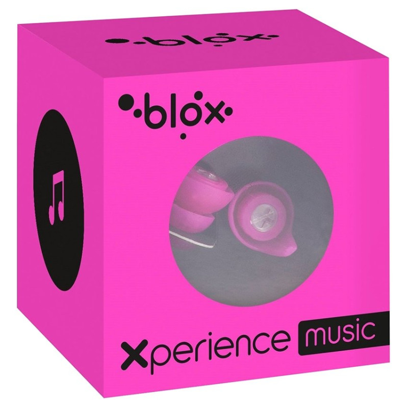Blox XPerience Music Bouchon Oreille rose fluo 1 paire