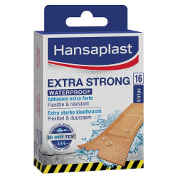 Hansaplast extra strong waterproof 16 strips