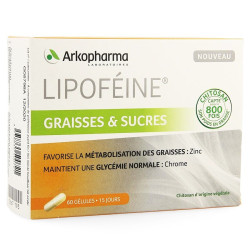 Arkopharma Lipoféine Graisses & Sucres 60 gélules