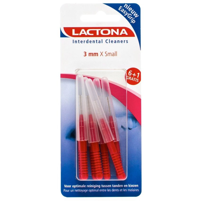 Lactona Easy Grip Interdental Clean 3,0mm Xs 7