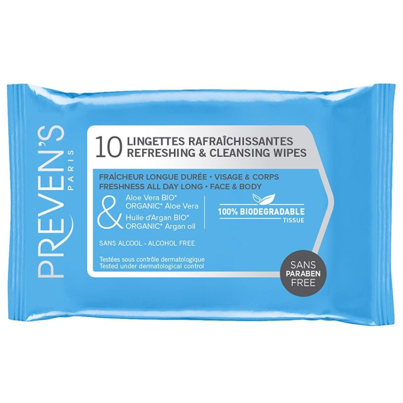 Preven's Lingette Rafraichissante Pocket Sach 1x10