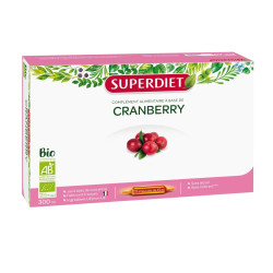 Superdiet Cranberry Bio 20 ampoules de 15ml