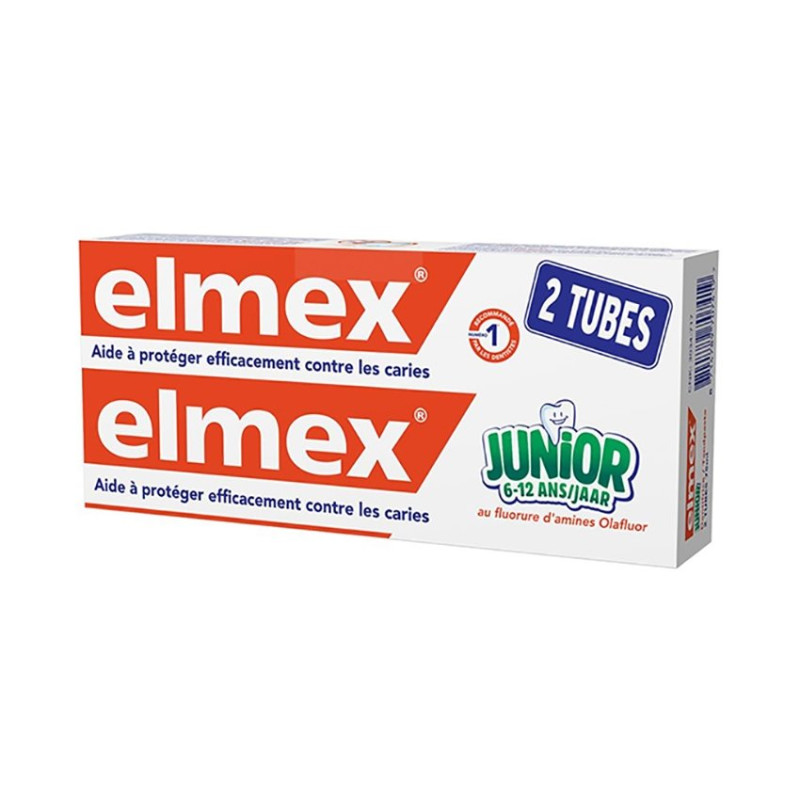 Elmex Dentifrice Junior 2x75ml