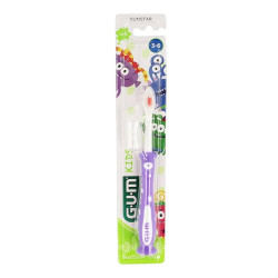 Gum Kids Brosse A Dents 3-6 Ans R901 - Couleurs Variables
