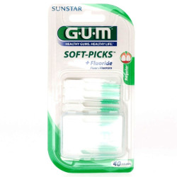 Gum soft-picks large - 40 unités 634