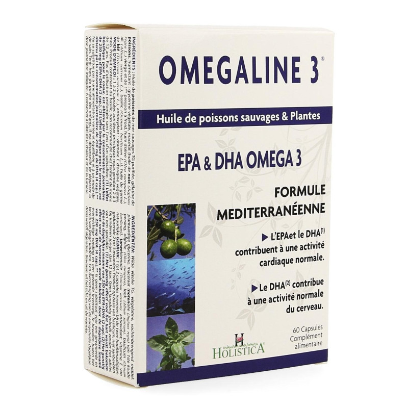 Bioholistic omégaline 3 (omégacoeur) comp 60