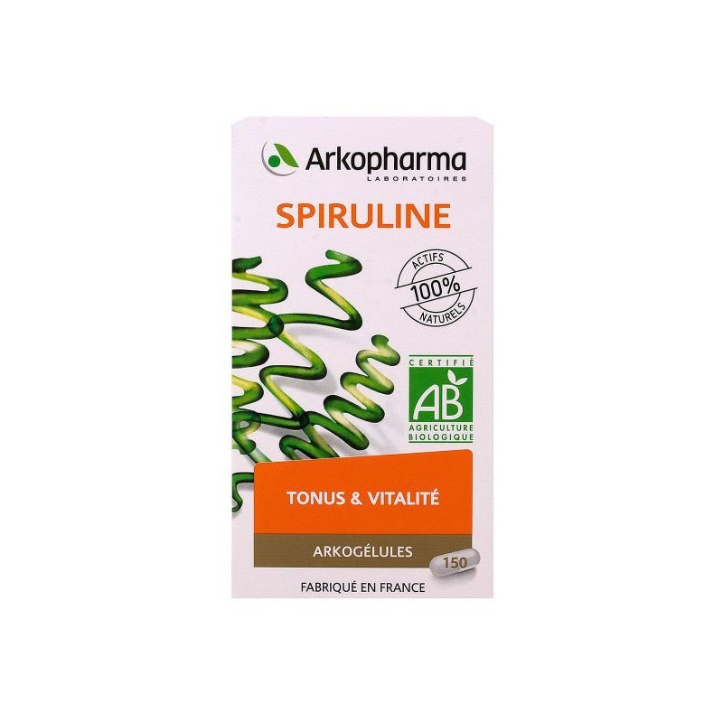Arkogélules Spiruline Bio 150 gélules