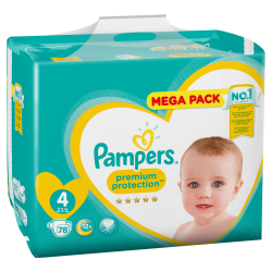 Pampers New Baby T4 9-14kg Megapack 78 unités