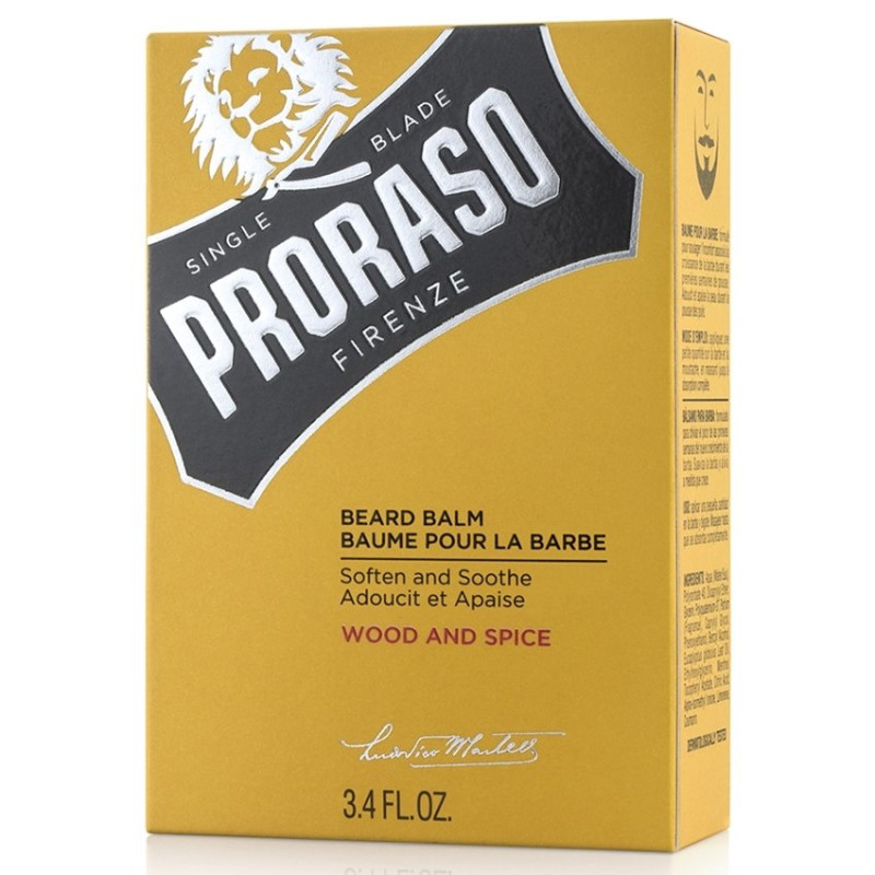 Proraso Baume à Barbe Wood and Spice 100ml