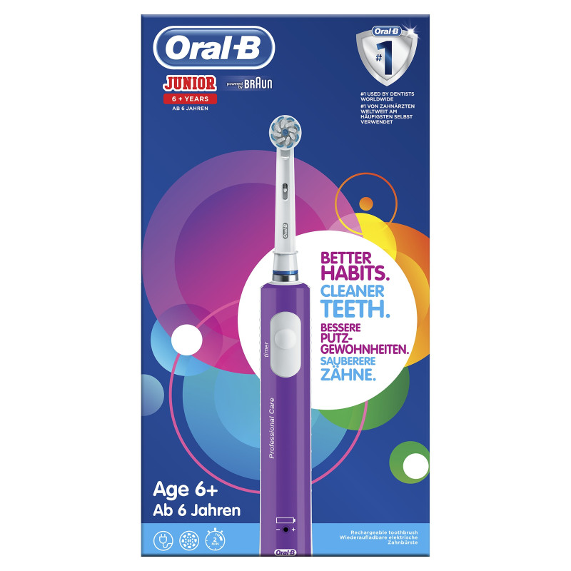 Oral B Brosse à Dents Vitality Junior 6+ purple