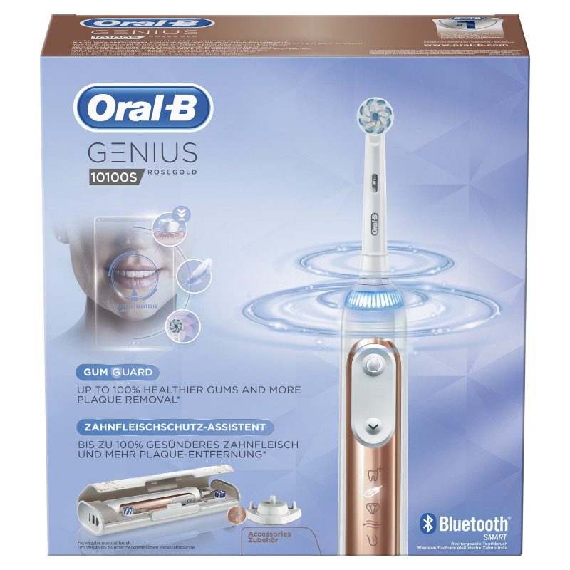 Oral B Brosse à Dents Electrique Genius 10100 S Rose Gold