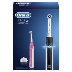 Oral B Pro 2 2950 Brosse à dents électrique Duo black + Pink