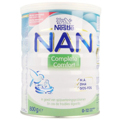 Nan complete comfort 0-12 mois lait nourrissons 800g