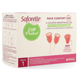 Saforelle Cup Protect Coupes Menstruelles Taille 1 x 2
