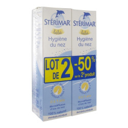 Stérimar Bébé Pack Hygiène du Nez Spray Isotonique 2x100 ml
