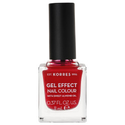Korres Gel Effect Nail Colour Rosy Red 51 11ml