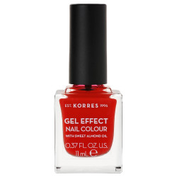 Korres Gel Effect Nail Colour Coral Red 48 11ml