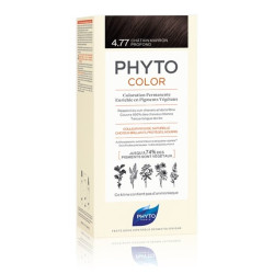 Phyto Color Coloration Permanente 4.77 Châtain Marron Profond