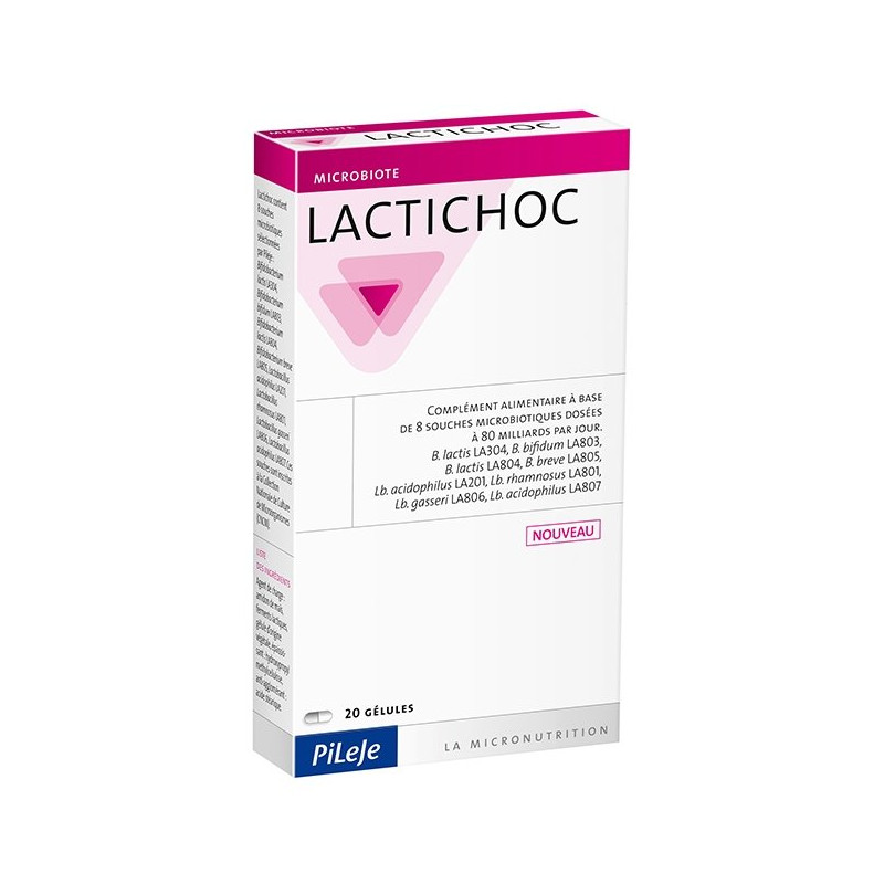 Pileje Lactichoc 20 gélules